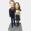 Custom Clay Figurine of a Couple Standing Together – Handmade from Your Photo