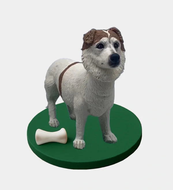 Claclay™ Custom Clay Pet Dog Figurine – Personalized Pet Sculpture from Your Photo
