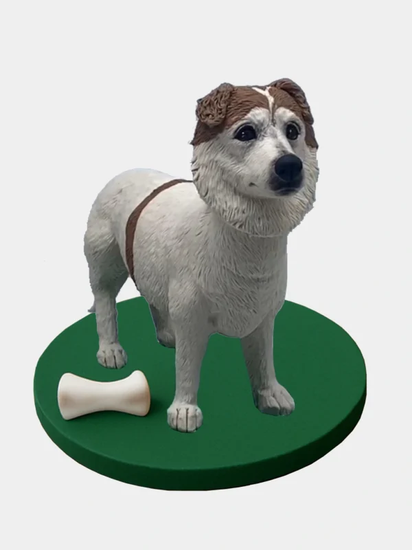 Claclay™ Custom Clay Pet Dog Figurine – Personalized Pet Sculpture from Your Photo